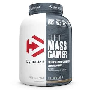 Dymatize Nutrition, Super Mass Gainer, Cookies & Cream, 6 lbs (2.7 kg) - Supply Center USA