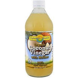 Dynamic Health Laboratories, Organic Coconut Vinegar with Mother, 100% Raw Vinegar, 16 fl oz (473 ml) - Supply Center USA