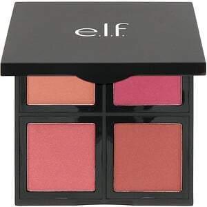 E.L.F., Blush Palette, Dark, Powder, .56 oz (16 g) - Supply Center USA