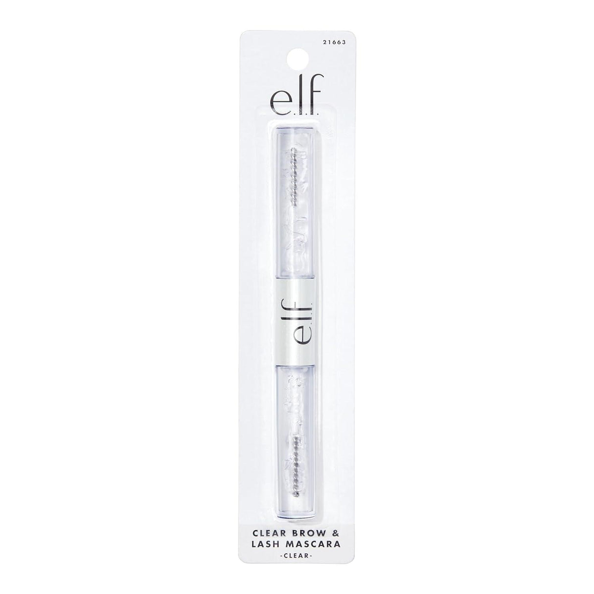 E.L.F. Clear Brow & Lash Mascara, Dual-Sided Clear Brow Gel & Mascara, Long-Wear Conditioning Formula, 0.084 Fl Oz - Supply Center USA