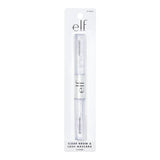 E.L.F. Clear Brow & Lash Mascara, Dual-Sided Clear Brow Gel & Mascara, Long-Wear Conditioning Formula, 0.084 Fl Oz - Supply Center USA