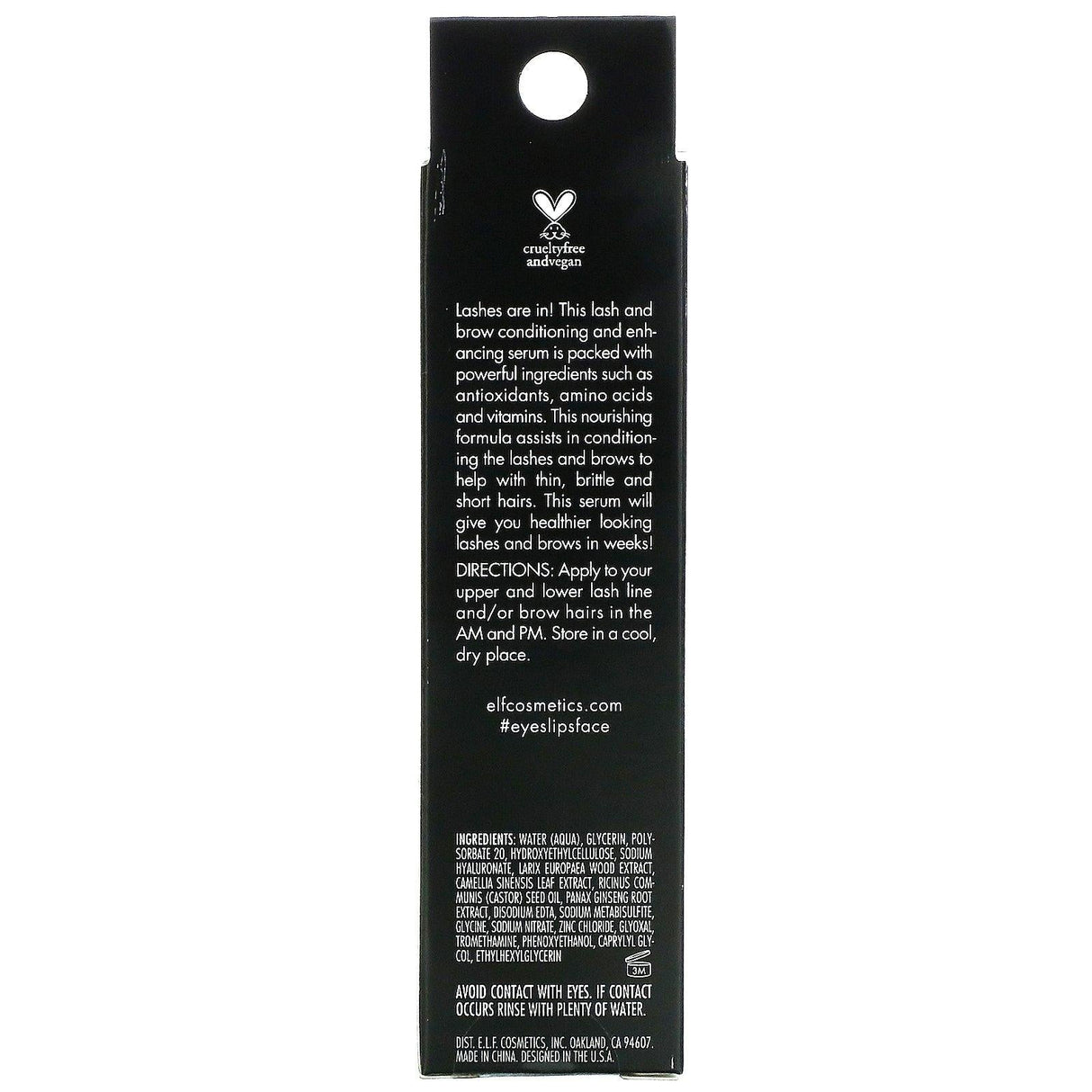 E.L.F., Enhancing Lash & Brow Serum, 0.12 fl oz (3.5 ml) - Supply Center USA