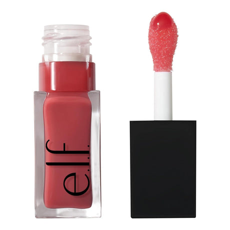 E.L.F. Glow Reviver Lip Oil, Nourishing Tinted Lip Oil for a High-Shine Finish, Infused with Jojoba Oil, Vegan & Cruelty-Free, Rose Envy - Supply Center USA