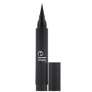 E.L.F., Intense Ink Eyeliner. Blackest Black, 0.088 oz (2.5 g) - Supply Center USA