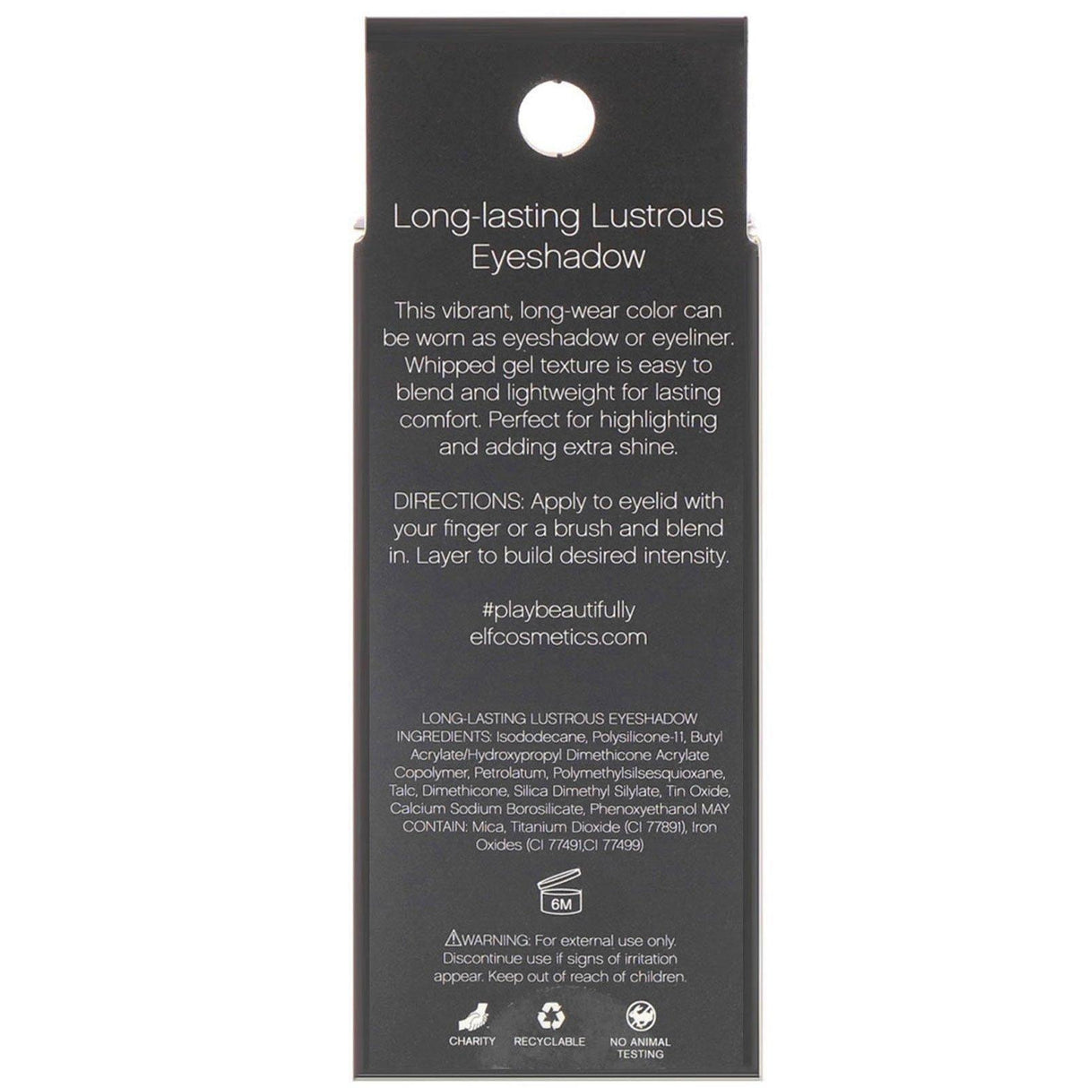 E.L.F., Long-Lasting Lustrous Eyeshadow, Toast, 0.11 oz (3.0 g) - Supply Center USA