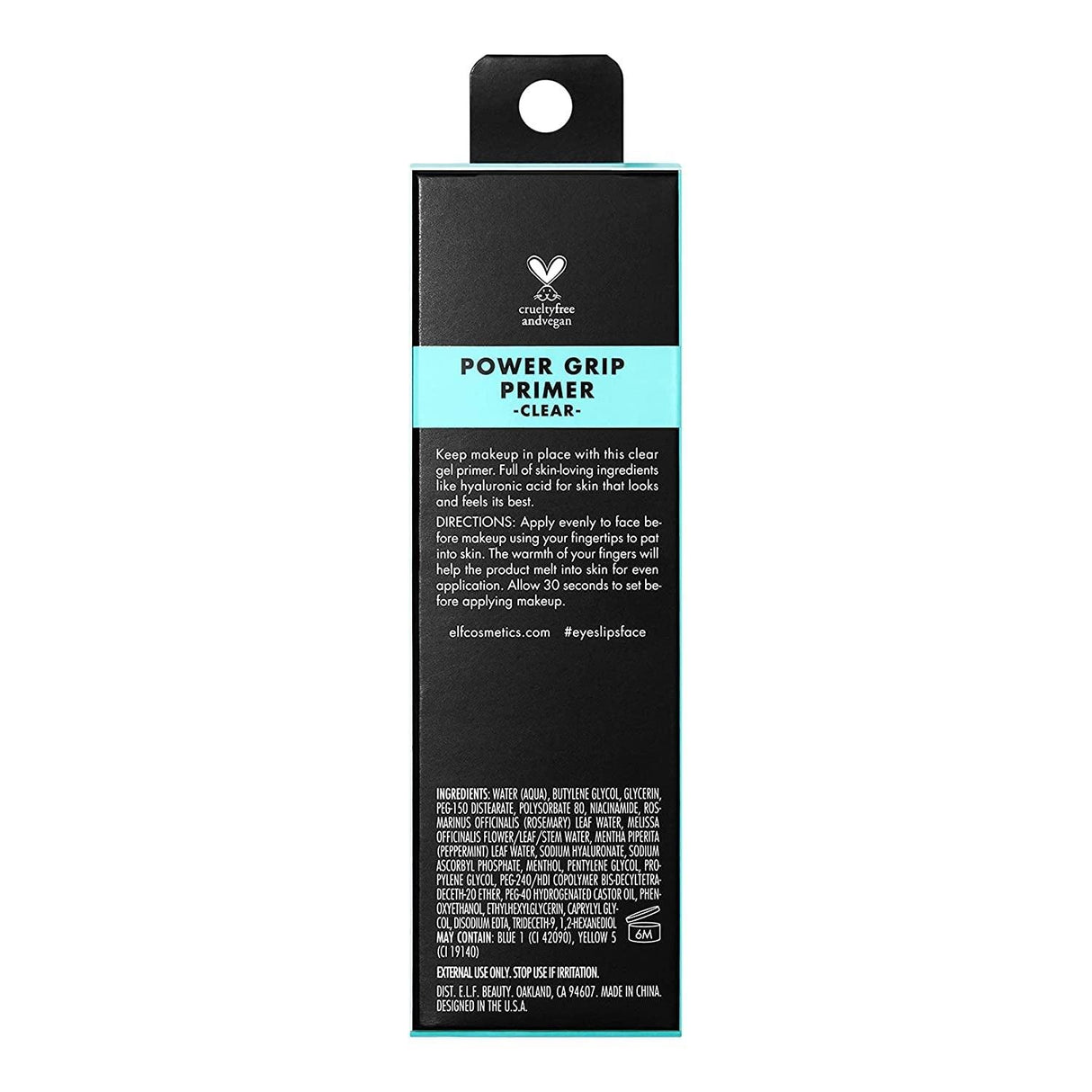 E.L.F. Power Grip Primer, Gel-Based & Hydrating Face Primer for Smoothing Skin & Gripping Makeup, Moisturizes & Primes, 0.811 Fl Oz (24 Ml) - Supply Center USA