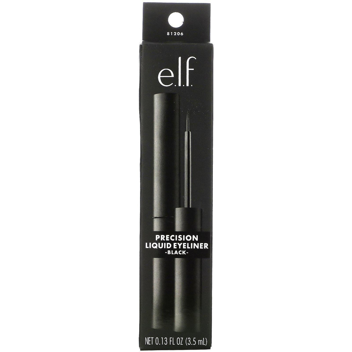E.L.F., Precision Liquid Eyeliner, Black, 0.13 fl oz (3.5 ml) - Supply Center USA