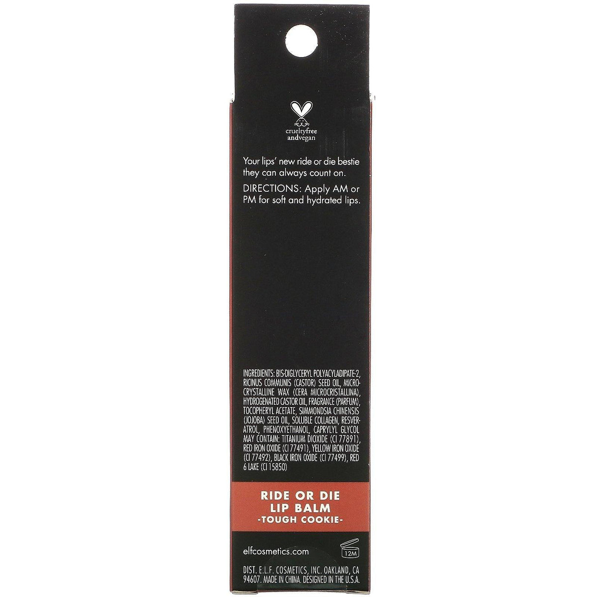 E.L.F., Ride Or Die Lip Balm, Tough Cookie, 0.42 oz (12 g) - Supply Center USA
