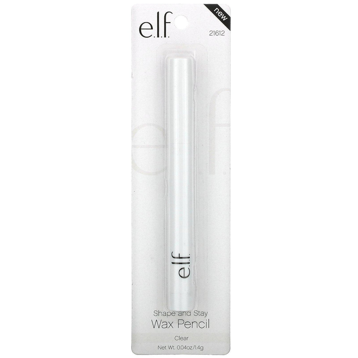 E.L.F., Shape and Stay Wax Pencil, Clear, 0.04 oz (1.4 g) - Supply Center USA
