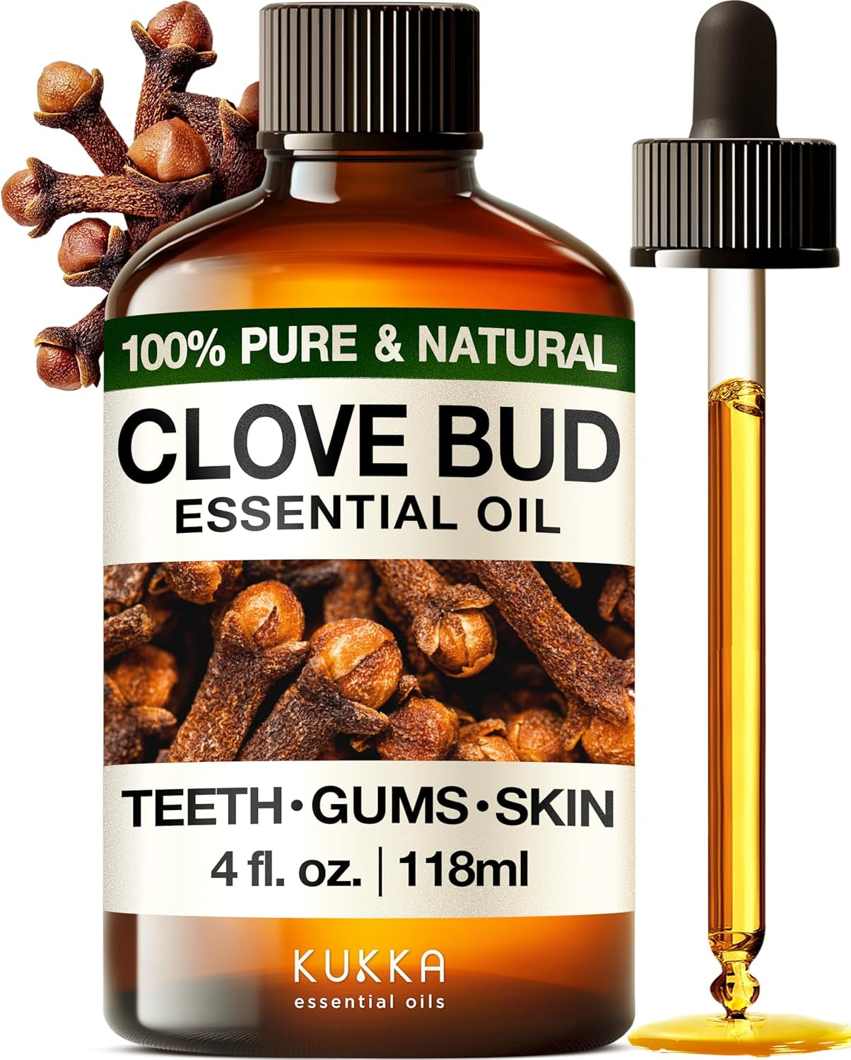 Kukka Tea Tree Oil for Skin, Healthy Hair & Toenails - Huge 4 Fl Oz - 100% Pure Natural Australian Tea Tree Essential Oil - Experience Therapeutic Melaleuca Oil for Scalp, Nails & Soap Making Scent