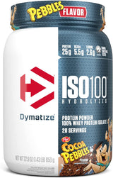 Dymatize ISO100 Hydrolyzed Protein Powder, 100% Whey Isolate, 25G of Protein, 5.5G Bcaas, Gluten Free, Fast Absorbing, Easy Digesting, Gourmet Vanilla, 20 Servings