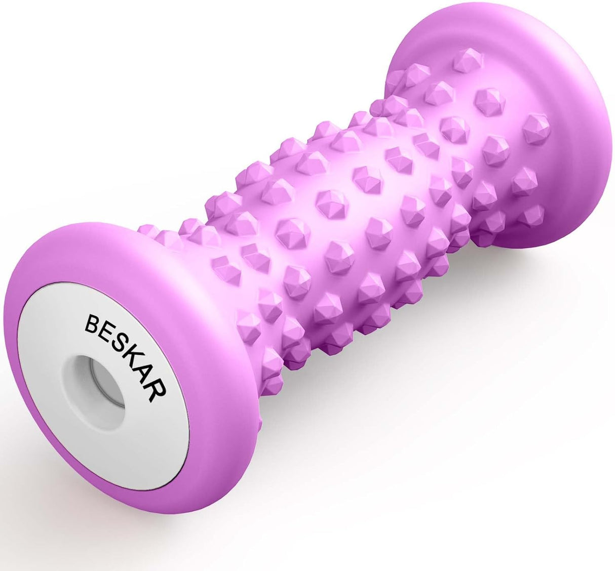 BESKAR Foot Massager Roller for Plantar Fasciitis Relief, Portable, Deep Tissue Muscle Massage, Foot Arch and Heel Pain, Reflexology Tool