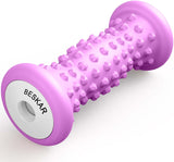 BESKAR Foot Massager Roller for Plantar Fasciitis Relief, Portable, Deep Tissue Muscle Massage, Foot Arch and Heel Pain, Reflexology Tool