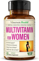 Multivitamin for Men - Daily Mens Multivitamins & Multiminerals Supplement for Energy, Focus and Performance. Mens Vitamins A, C, D, E & B12, Zinc, Calcium, Magnesium & More. Multi Vitamin Capsules - Supply Center USA