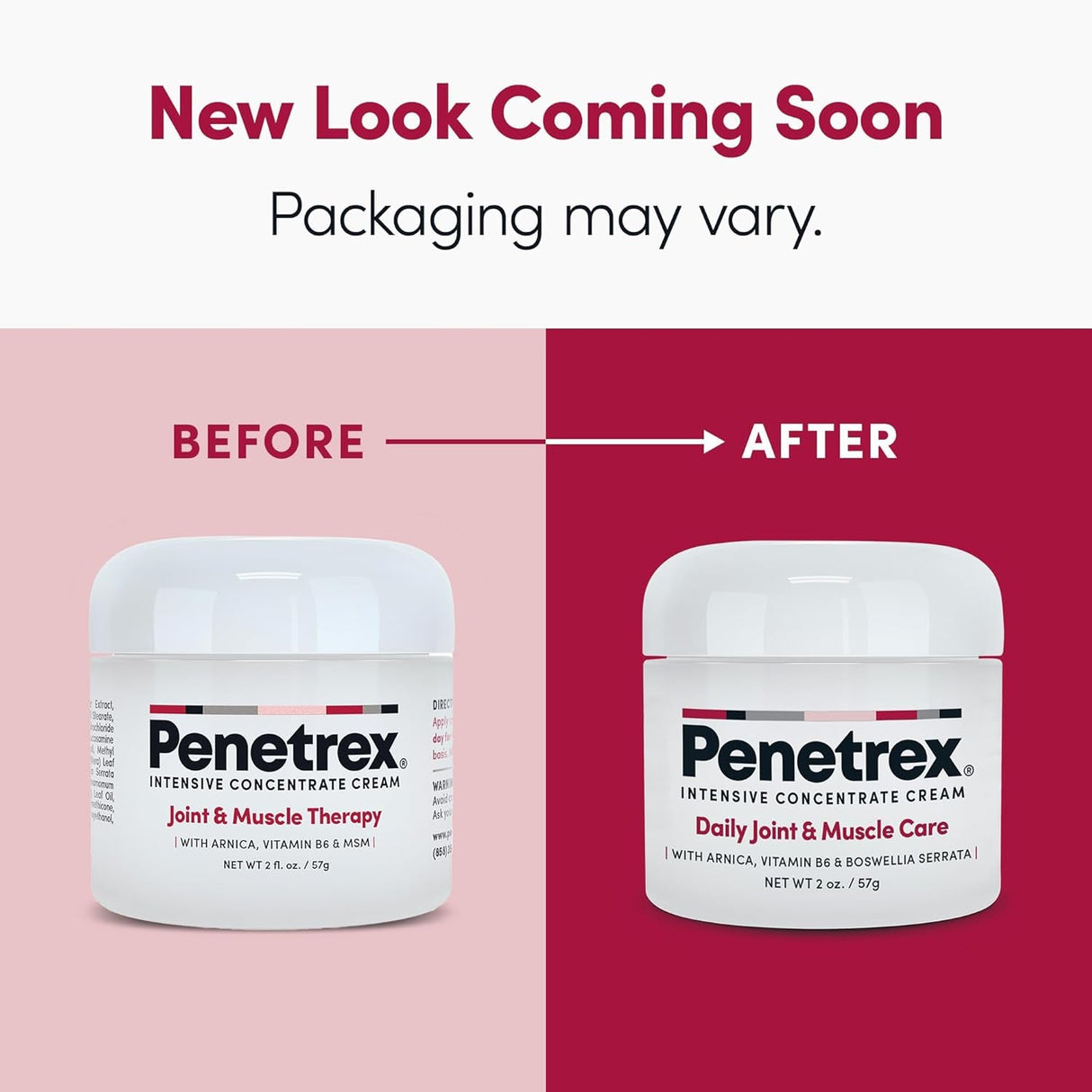 Penetrex Joint & Muscle Therapy – Soothing Comfort for Back, Neck, Hands, Feet – Premium Whole Body Rub with Arnica, Vitamin B6 MSM & Boswellia – Non-Greasy 2Oz Cream