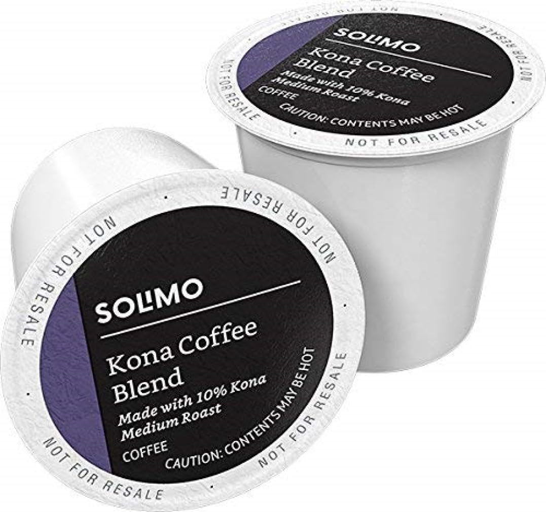 Amazon Brand - Solimo Dark Roast Coffee Pods, Compatible with Keurig 2.0 K-Cup Brewers 100 Count(Pack of 1)