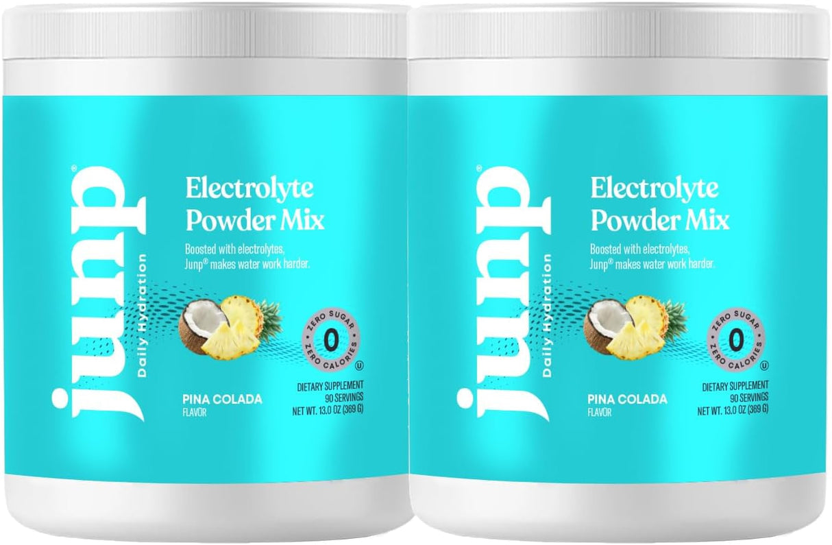JUNP Electrolytes Powder No Sugar No Carbs, Mouthwatering Green Apple Keto Electrolyte Drink Mix, Potassium & Salt Hydration Powder Electrolytes Zero Calorie Sugar Free Electrolyte Powder, 90 Servings
