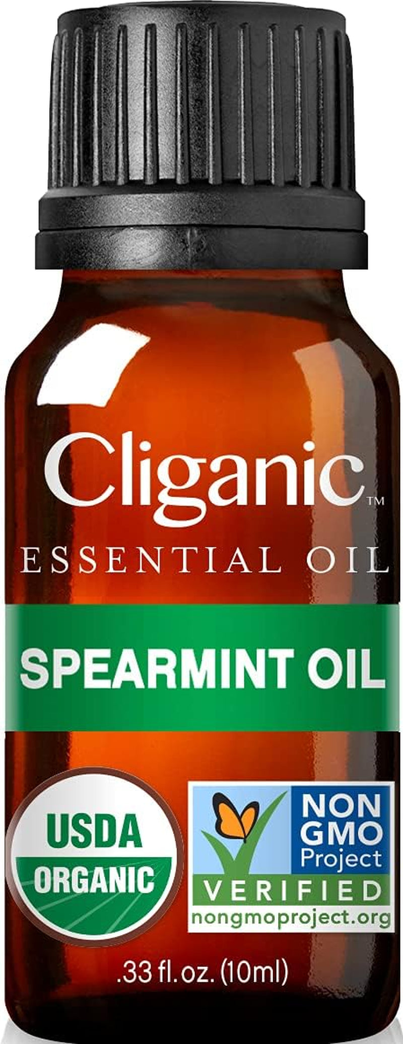 Cliganic Organic Essential Oils Set (Top 5) - 100% Pure Natural - Aromatherapy, Candle Making - Peppermint, Lavender, Eucalyptus, Lemongrass & Orange (Packaging May Vary)