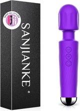 Vibrator Wand,Adult Sex Toy Wand, G Spot Dildo, Clit Vibrator, Sex Vibrators,Clitoris Stimulation,With 8 Speeds & 20 Patterns, Quiet,Fully Waterproof,Vibrating Wand for Her Pleasure (Rose Red)