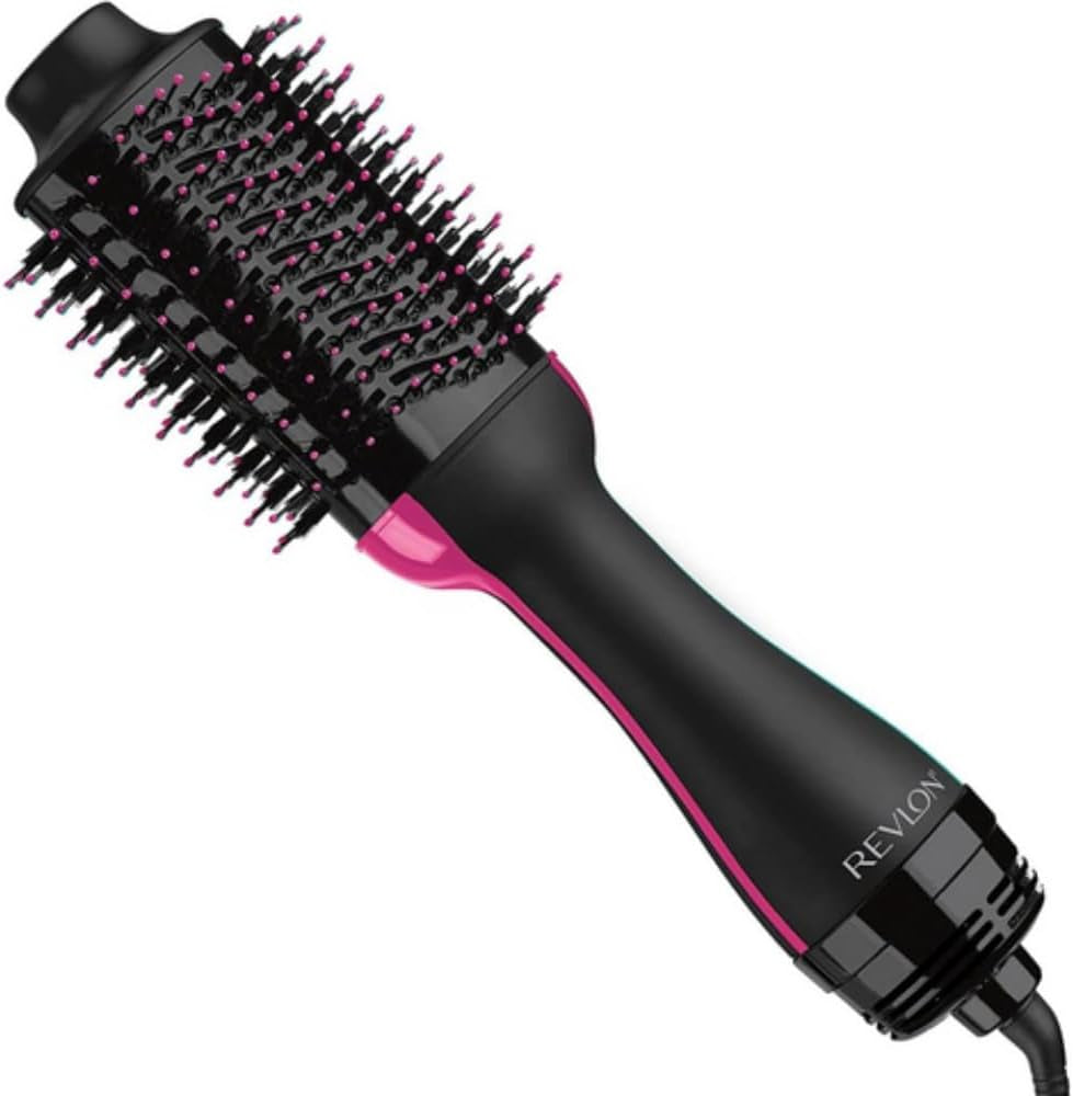 REVLON One Step Volumizer plus Hair Dryer and Styler | More Volume, Less Damage, and More Styling Control for Easy and Fast Salon-Style Blowouts, plus Travel Friendly (Black)