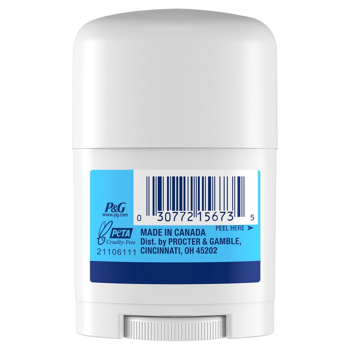 Secret Whole Body Deodorant Stick for Women, Travel Size, Peach & Vanilla Blossom Scent, Aluminum Free Deodorant, 72 HR Odor Protection, 0.5 Oz