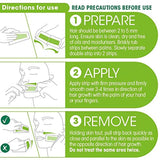 Nad'S Facial Wax Strips - Hypoallergenic All Skin Types - Facial Hair Removal for Women - at Home Waxing Kit with 20 Face Wax Strips + 4 Calming Oil Wipes + Skin Protection Powder