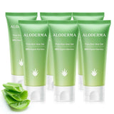 Aloderma 99% Organic Aloe Vera Gel for Face Made within 12 Hours of Harvest - Natural Hydrating Pure Aloe Vera Gel for Soothing Skincare - Moisturizing Aloe Gel for Skin, Face, & Sensitive Skin, 4Oz - Supply Center USA