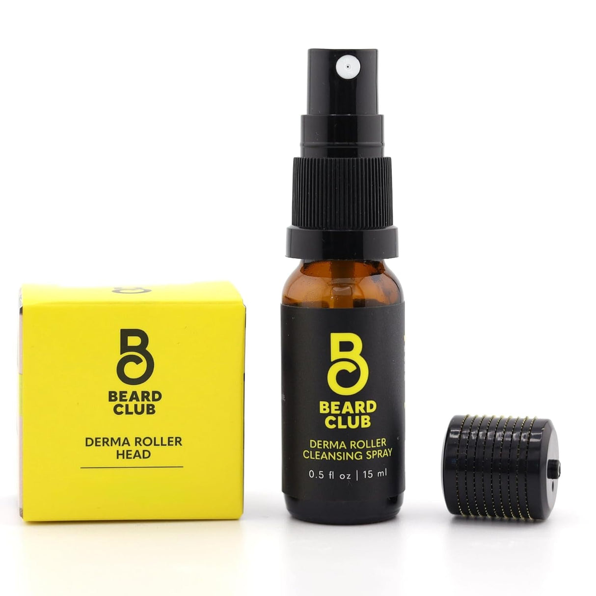 The Beard Club Derma Roller Cleansing Spray - Clean and Prolong Derma Roller Life - 0.5Oz
