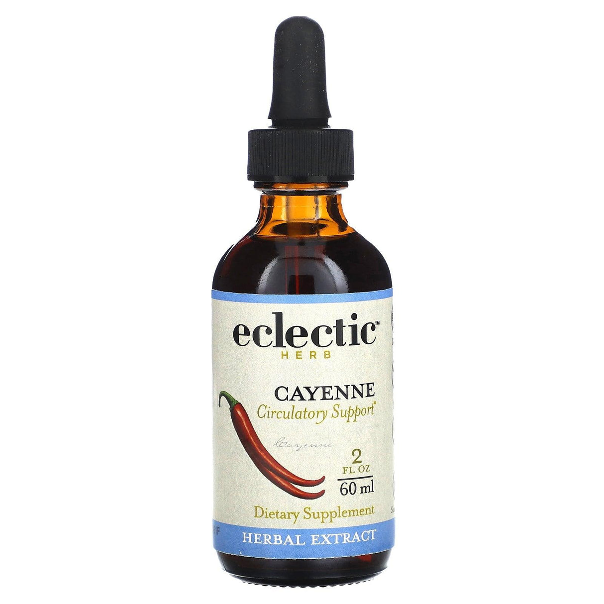 Eclectic Institute, Herb, Cayenne Extract, 2 fl oz (60 ml) - Supply Center USA