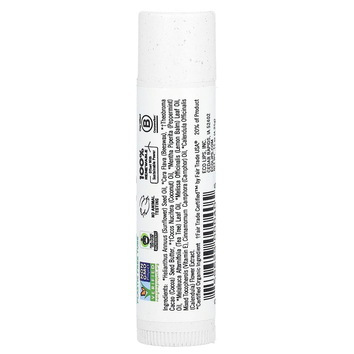 Eco Lips Inc., Medicinal Lip Balm, Tea Tree, 0.15 oz (4.25 g) - Supply Center USA
