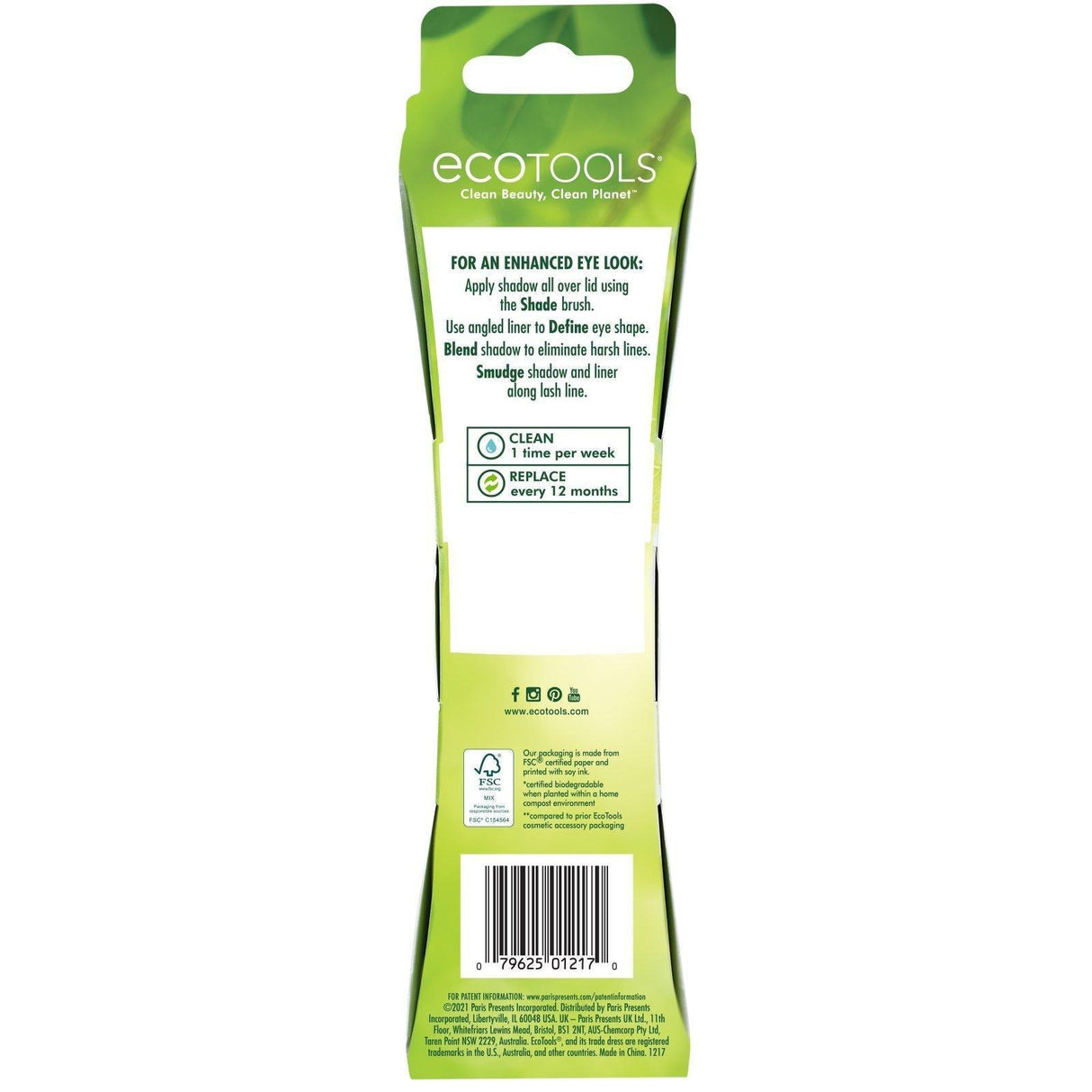 EcoTools, Enhancing Eye Set, 4 Brush Heads - Supply Center USA