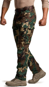 CQR Men'S Tactical Pants, Water Resistant Ripstop Cargo Pants, Lightweight EDC Work Hiking Pants, Outdoor Apparel