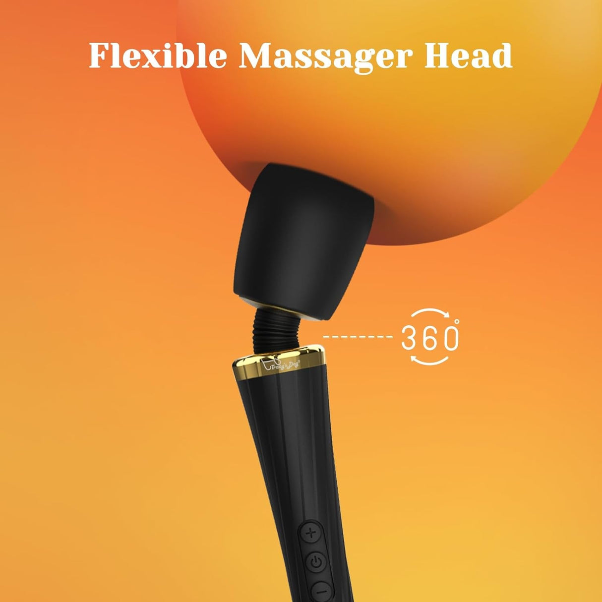 Tracy'S Dog Vibrator - Cordless High-Power Wand Massager for Clitoral Stimulation, Quiet & Waterproof Adult Sex Toys for Women & Couples, Personal Vibrator for Full-Body Massage & Intimate Pleasure