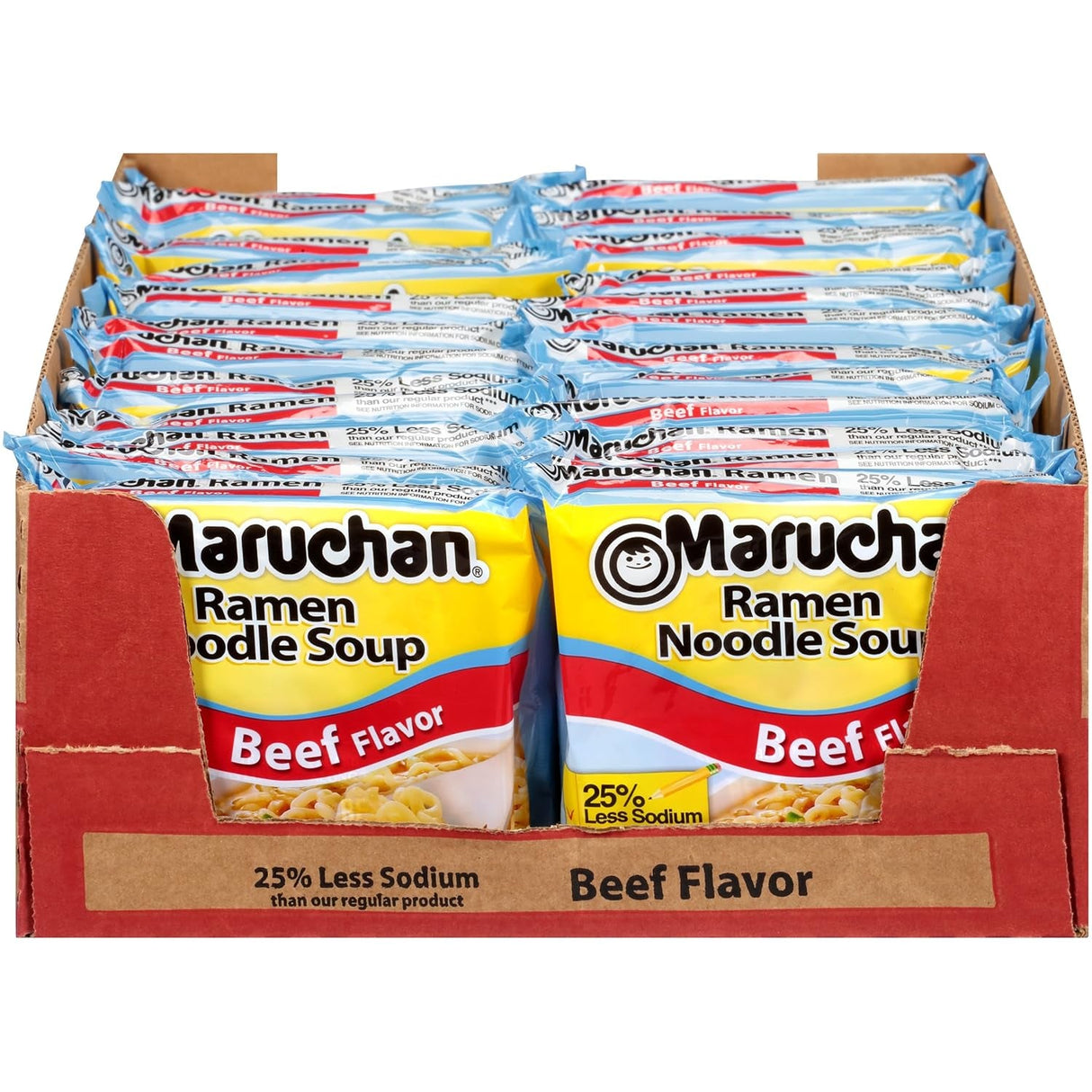 Maruchan Ramen Chicken, Instant Ramen Noodles, Ready to Eat Meals, 3 Oz, 24 Count