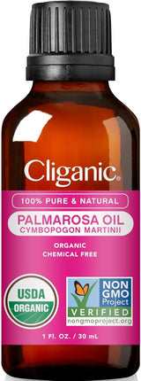 Cliganic Organic Essential Oils Set (Top 5) - 100% Pure Natural - Aromatherapy, Candle Making - Peppermint, Lavender, Eucalyptus, Lemongrass & Orange (Packaging May Vary)