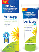 Boiron Arnicare Gel for Soothing Relief of Joint Pain, Muscle Pain, Muscle Soreness, and Swelling from Bruises or Injury - Non-Greasy and Fragrance-Free - 2.6 Oz