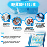 Washing Machine Cleaner Descaler 24 Pack - Deep Cleaning Tablets for HE Front Loader & Top Load Washer, Septic Safe Eco-Friendly Deodorizer, Clean inside Drum and Laundry Tub Seal - 12 Month Supply