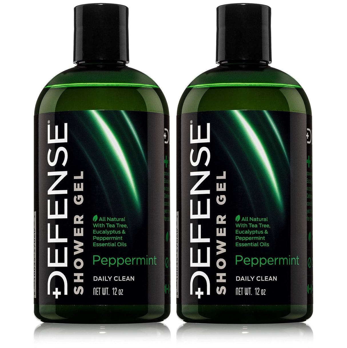Defense Soap Organic Body Wash - All Natural Shower Gel with Eucalyptus, Aloe Vera. Wrestling Inspired, for All Skin Types. 32 Oz