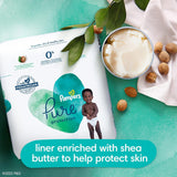 Pampers Pure Protection Diapers - Size 5, One Month Supply (132 Count), Hypoallergenic Premium Disposable Baby Diapers