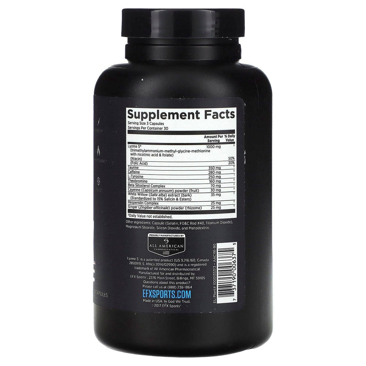 EFX Sports, Lean Fix Xtreme, 90 Capsules - Supply Center USA
