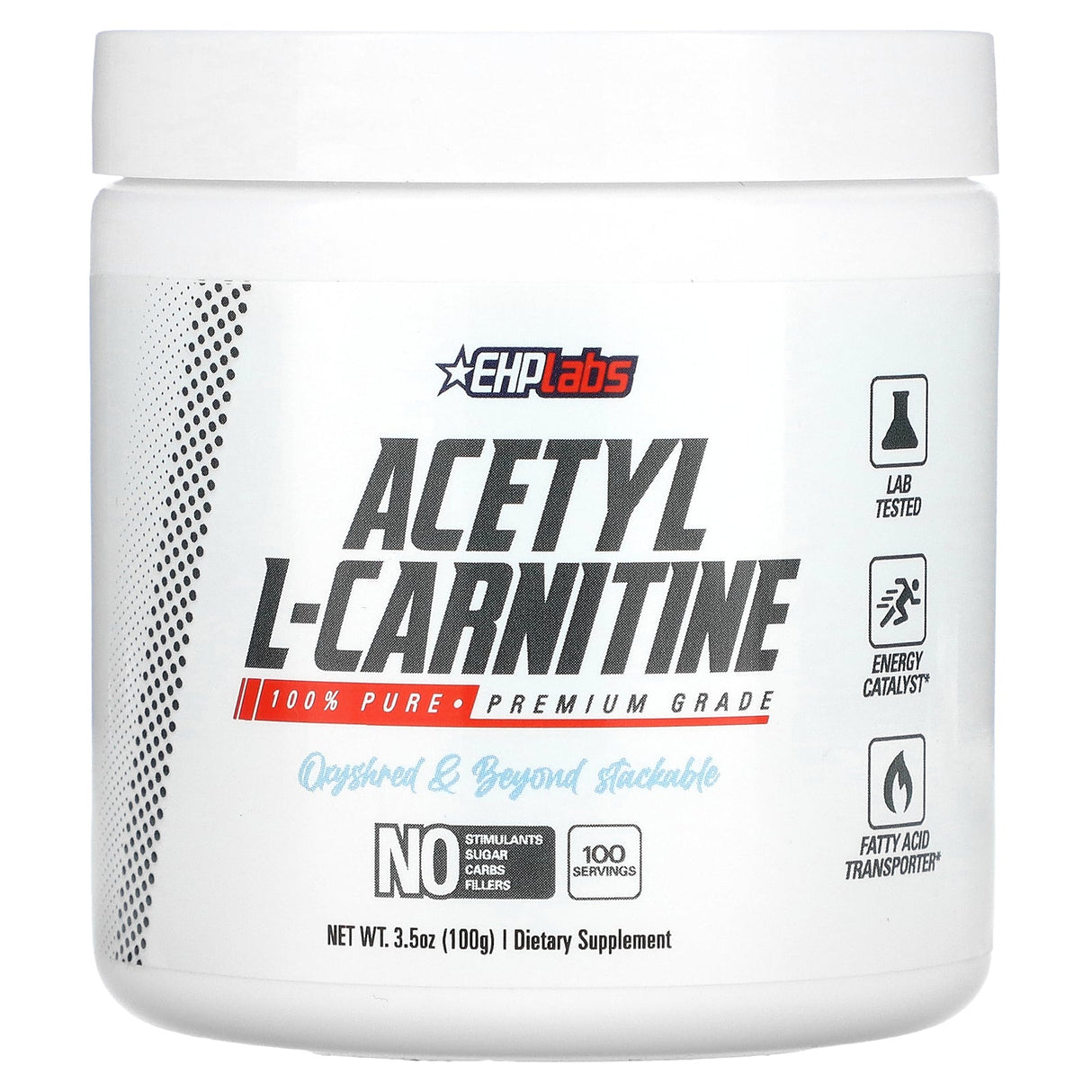 EHPlabs, Acetyl L-Carnitine, 3.5 oz (100 g) - Supply Center USA