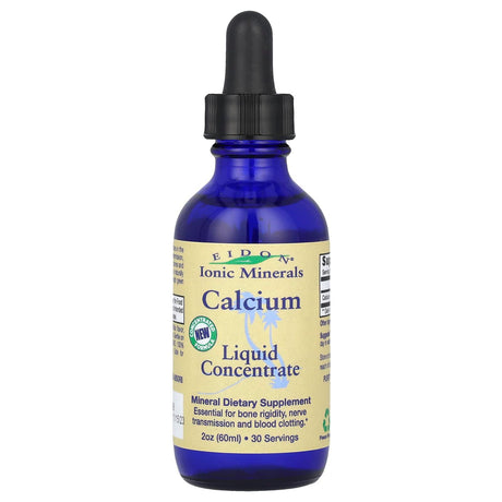 Eidon Ionic Minerals, Calcium, Liquid Concentrate, 2 oz (60 ml) - Supply Center USA