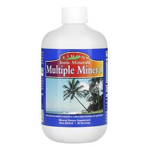 Eidon Mineral Supplements, Multiple Mineral, 18 oz (533 ml) - Supply Center USA