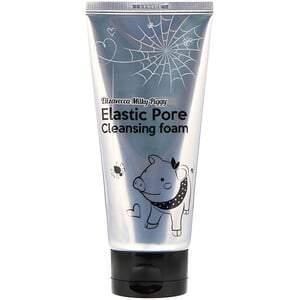 Elizavecca, Elizavecca Milky Piggy, Elastic Pore Cleansing Foam, 4.06 fl oz (120 ml) - Supply Center USA