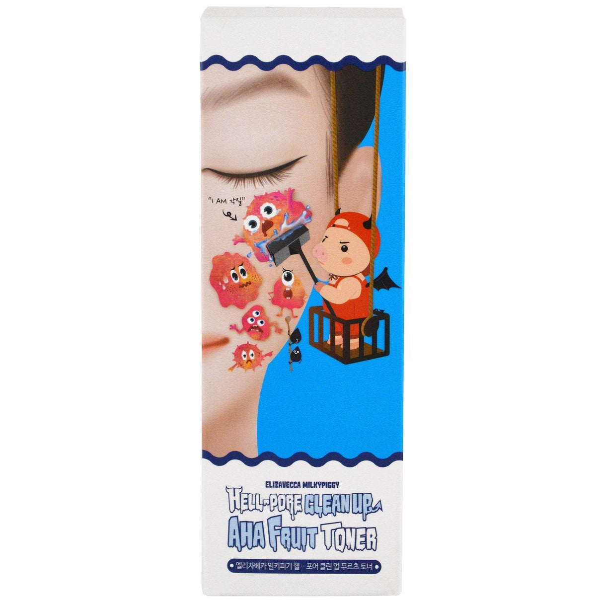 Elizavecca, Hell-Pore Clean Up, AHA Fruit Toner , 200 ml - Supply Center USA
