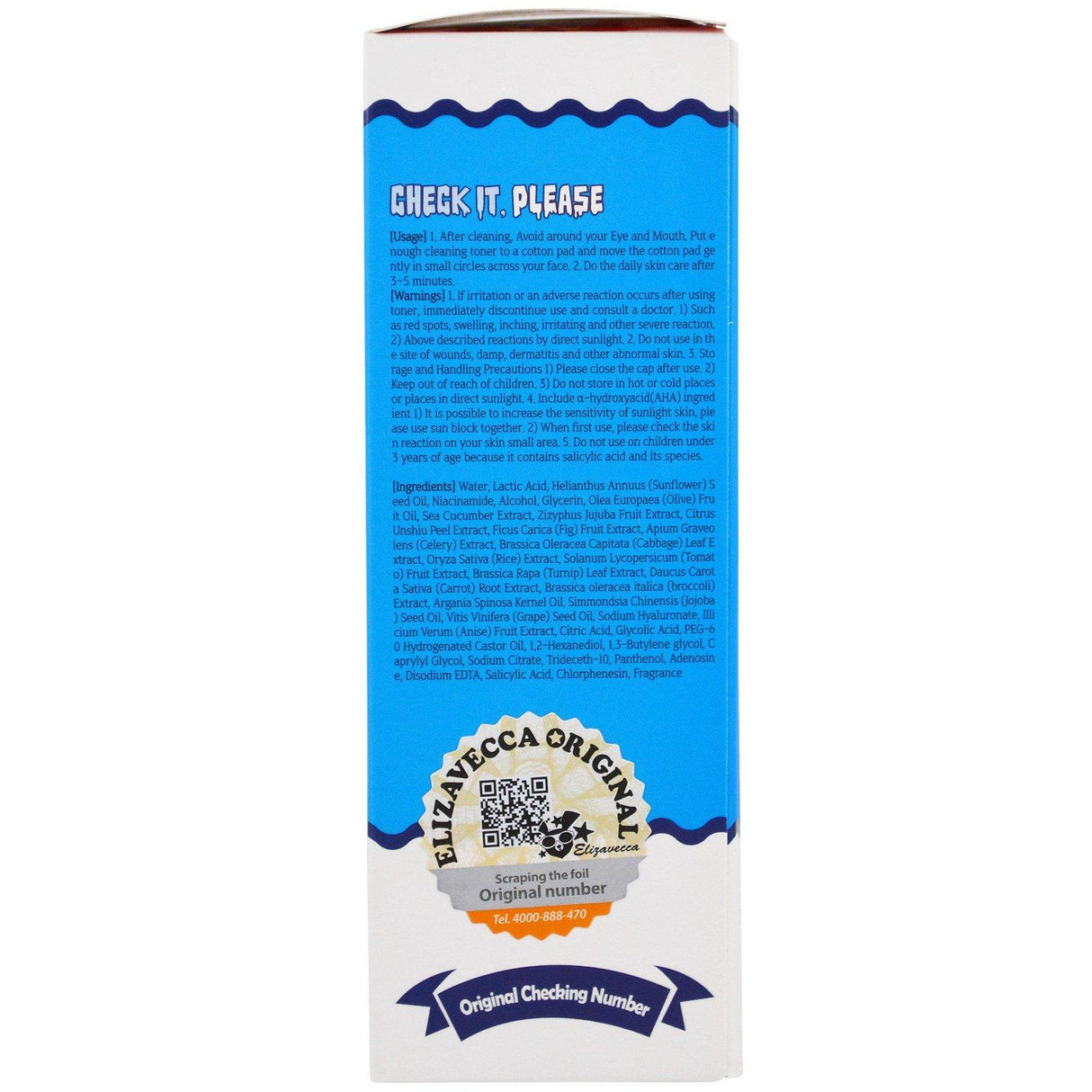 Elizavecca, Hell-Pore Clean Up, AHA Fruit Toner , 200 ml - Supply Center USA