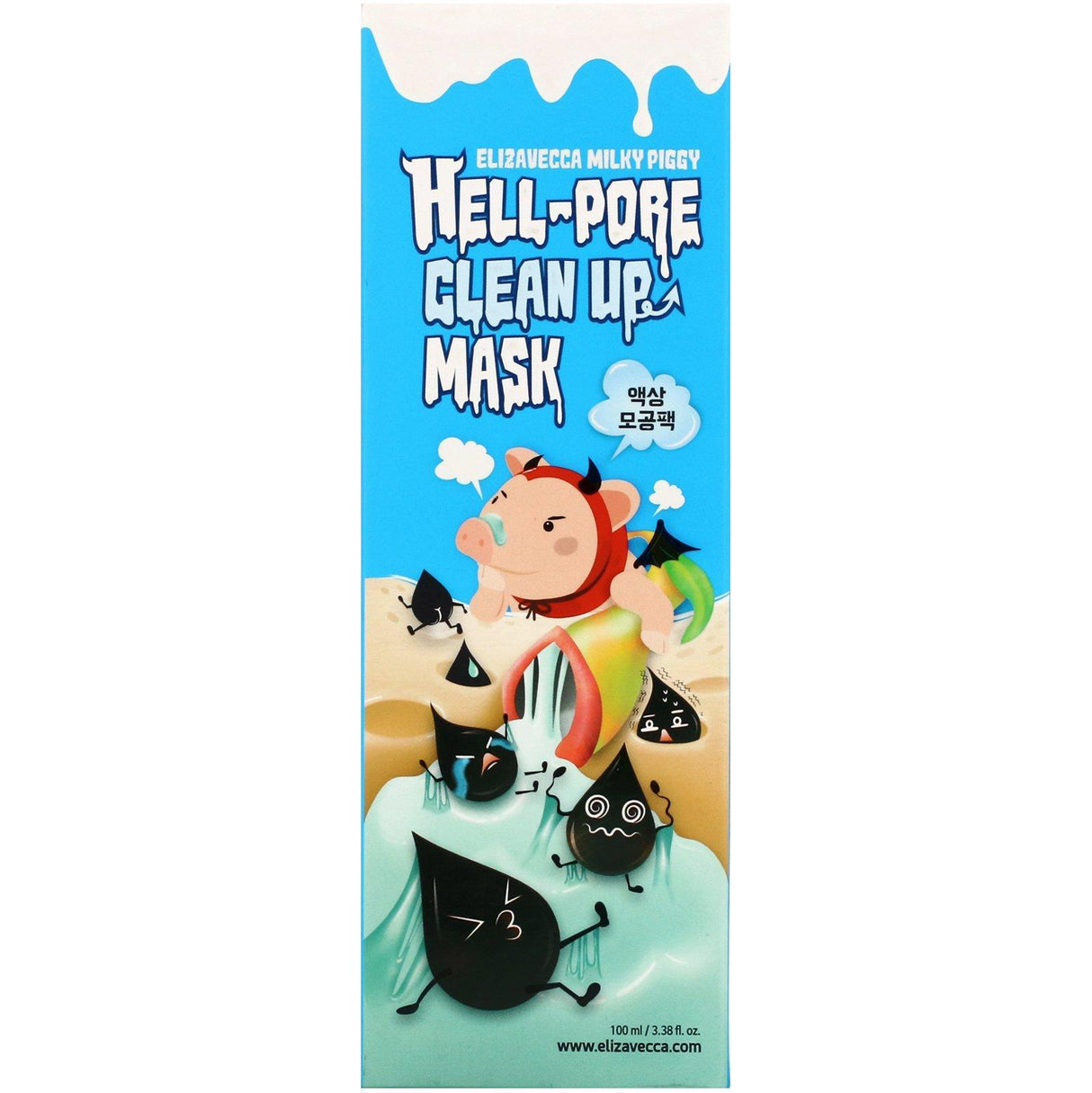 Elizavecca, Hell-Pore Clean Up Beauty Mask, 3.38 fl oz (100 ml) - Supply Center USA