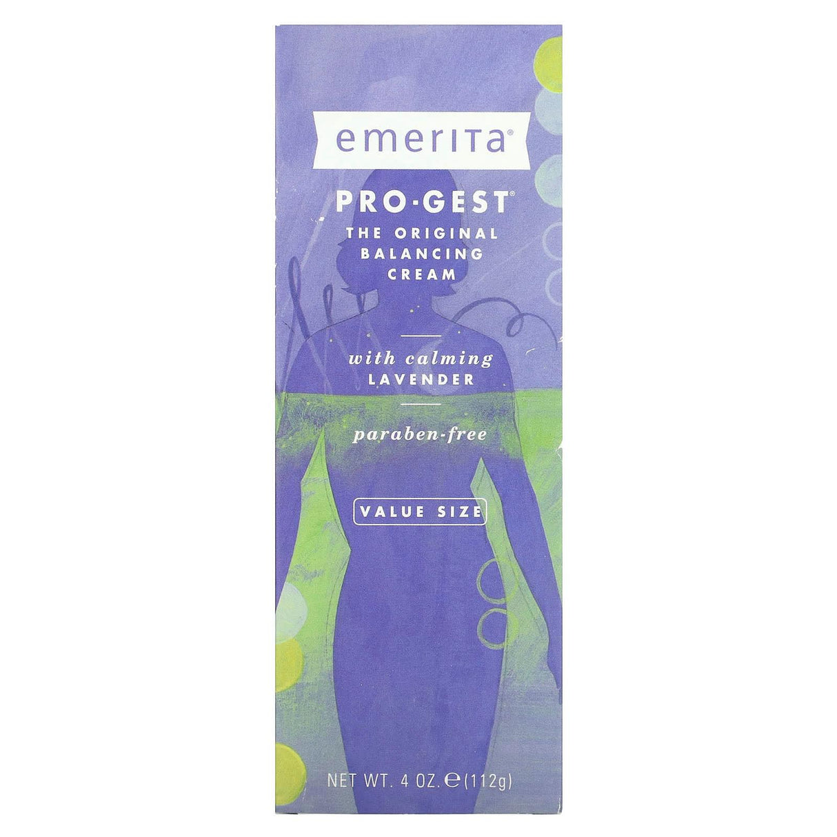Emerita, Pro-Gest, The Original Balancing Cream with Calming Lavender, 4 oz (112 g) - Supply Center USA