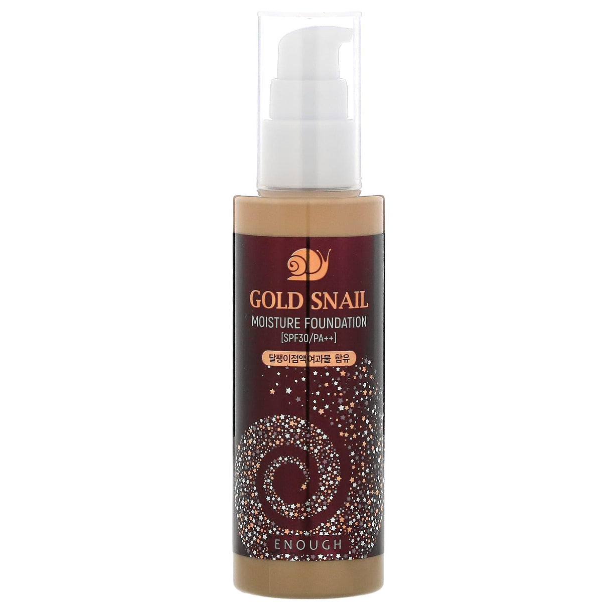 Enough, Gold Snail, Moisture Foundation, SPF 30 PA++, #21, 3.38 fl oz (100 ml) - Supply Center USA