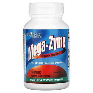 Enzymatic Therapy, Mega-Zyme, Systemic Enzymes, 200 Tablets - Supply Center USA